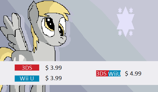 Size: 516x301 | Tagged: safe, artist:ericsonic18, derpibooru import, derpy hooves, pegasus, pony, dlc, fake, faker than a three dollar bill, female, mare, super smash bros.