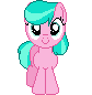 Size: 84x86 | Tagged: aquamarine, artist:onil innarin, c:, cute, derpibooru import, filly, looking at you, pixel art, safe, simple background, solo, transparent background