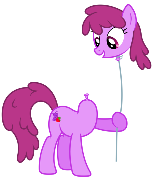 Size: 8500x10000 | Tagged: safe, artist:mpnoir, derpibooru import, berry punch, berryshine, balloon pony, earth pony, pony, do princesses dream of magic sheep, .svg available, absurd resolution, balloon punch, female, headless, hoof hold, image, mare, modular, png, shared dream, simple background, solo, transparent background, vector, wat