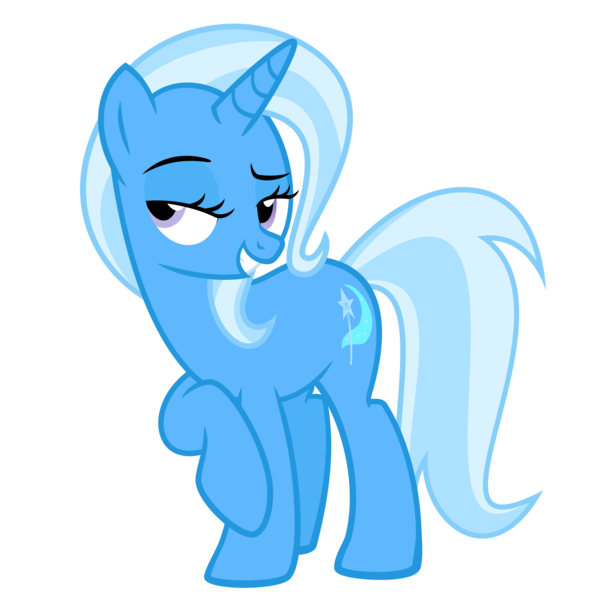 Size: 2200x2200 | Tagged: safe, artist:the smiling pony, derpibooru import, trixie, pony, unicorn, .svg available, bedroom eyes, female, mare, simple background, smiling, solo, svg, transparent background, vector