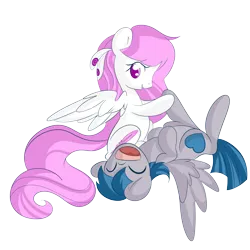 Size: 5000x5000 | Tagged: safe, artist:sidera, derpibooru import, oc, oc:feathersong, oc:silver herald, unofficial characters only, pegasus, pony, absurd resolution, hoof tickling, hooves, laughing, playful, siblings, tickle fight, tickle torture, tickling
