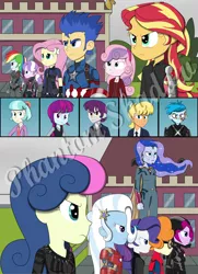 Size: 2500x3449 | Tagged: safe, artist:phantomshadow051, derpibooru import, bon bon, coco pommel, diamond tiara, flash sentry, fluttershy, fuchsia blush, indigo wreath, ms. harshwhinny, mystery mint, princess luna, rainbow dash, rarity, scribble dee, sunset shimmer, sweetie belle, sweetie drops, thunderbass, trixie, falcon, equestria girls, ant-man, background human, baron zemo, black panther, captain america, civil war, crossbones, crossover, iron man, marvel, scarlet witch, spider-man, vice principal luna, vision, war machine, watermark, winter soldier