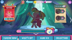 Size: 1280x720 | Tagged: cheerleader pinkie, clothes, derpibooru import, dress, gameloft, pinkie pie, safe, vip, why gameloft why