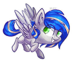 Size: 824x722 | Tagged: safe, artist:spacechickennerd, derpibooru import, oc, oc:lunar streak, unofficial characters only, pegasus, pony, solo