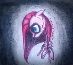 Size: 1745x1550 | Tagged: artist:pinkamenacheshirepie, crying, derpibooru import, pinkamena diane pie, pinkie pie, sad, semi-grimdark, solo, starvation