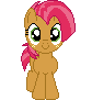 Size: 84x91 | Tagged: artist:onil innarin, babs seed, c:, cute, derpibooru import, filly, looking at you, pixel art, safe, simple background, solo, transparent background