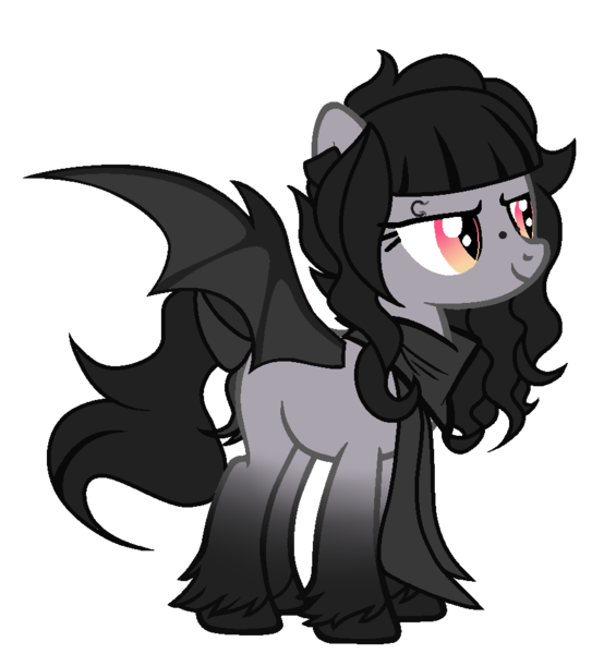 Size: 894x950 | Tagged: safe, artist:lr-studios, artist:monster-drool, artist:rakuraikaze-chan, derpibooru import, oc, oc:boo, unofficial characters only, bat pony, pony, base used, bat pony oc, clothes, eyebrow piercing, female, mare, piercing, scarf, simple background, solo, transparent background, unshorn fetlocks