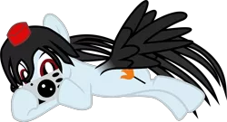 Size: 7680x4141 | Tagged: safe, artist:iknowpony, derpibooru import, ponified, pegasus, pony, tengu, absurd resolution, camera, crossover, cutie mark, female, flying, hat, hooves, looking at you, mare, shameimaru aya, simple background, solo, touhou, transparent background, vector, wings