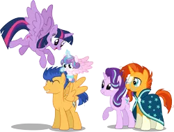 Size: 4369x3309 | Tagged: dead source, safe, artist:shabrina025, derpibooru import, flash sentry, princess flurry heart, starlight glimmer, sunburst, twilight sparkle, twilight sparkle (alicorn), alicorn, pony, aunt twilight, auntie starlight, auntie twilight, brad, cute, diasentres, equestria's best uncle, female, flashlight, flurrybetes, male, scrunchy face, shipping, straight, uncle and niece, uncle flash