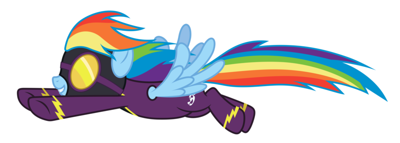 Size: 8400x3000 | Tagged: safe, artist:reginault, derpibooru import, rainbow dash, pegasus, pony, clothes, costume, female, flying, goggles, mare, shadowbolt dash, shadowbolts, shadowbolts costume, simple background, solo, transparent background, vector