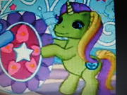 Size: 180x135 | Tagged: safe, derpibooru import, pony, unicorn, the runaway rainbow, feeling flitter, g3, green pony