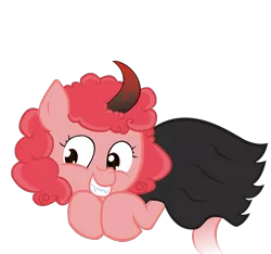 Size: 1501x1407 | Tagged: artist:ficficponyfic, artist needed, color, colored, color edit, colt quest, cute, demon, demon pony, derpibooru import, disguise, edit, edited edit, evil, evil grin, fangs, female, floating, giggling, horn, illusion, oc, oc:pipadeaxkor, pure unfiltered evil, safe, simple background, solo, transparent background, unofficial characters only, vector, vector edit