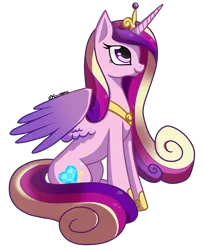 Size: 2200x2700 | Tagged: artist:sitrophe, cute, cutedance, derpibooru import, looking up, princess cadance, safe, simple background, sitting, smiling, solo, spread wings, transparent background