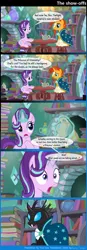 Size: 1288x3694 | Tagged: artist:bredgroup, artist:true line translators, changeling, comic, derpibooru import, safe, screencap comic, starlight glimmer, sunburst, the crystalling, the times they are a changeling, thorax, translation