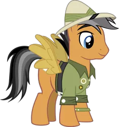 Size: 6021x6408 | Tagged: absurd resolution, artist:pink1ejack, clothes, cosplay, costume, daring do, dead source, derpibooru import, quibble pants, safe, simple background, stranger than fan fiction, transparent background, vector