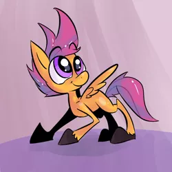 Size: 1000x1000 | Tagged: artist:spanish-scoot, derpibooru import, safe, scootaloo, solo