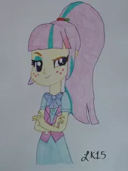 Size: 720x960 | Tagged: safe, artist:sonny61988, derpibooru import, sour sweet, equestria girls, traditional art