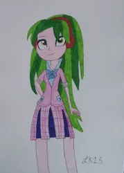 Size: 688x960 | Tagged: safe, artist:sonny61988, derpibooru import, lemon zest, equestria girls, traditional art