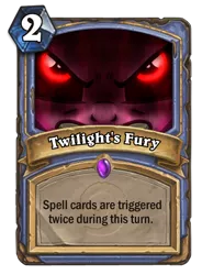 Size: 400x543 | Tagged: angry, card, corrupted, crossover, derpibooru import, evil twilight, fury, hearthstone, rage, safe, trading card, trading card game, twilight sparkle, warcraft