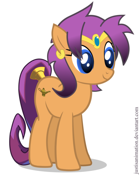 Size: 5961x7500 | Tagged: absurd resolution, artist:justisanimation, derpibooru import, genie, ponified, safe, shantae, shantae (character), simple background, solo, transparent background, vector