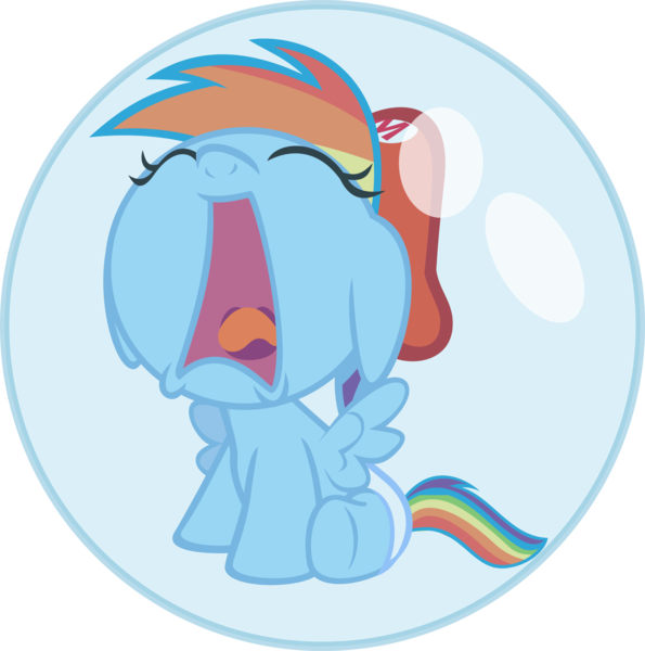 Size: 6345x6396 | Tagged: safe, artist:fineprint-mlp, derpibooru import, rainbow dash, pegasus, pony, absurd resolution, alpha channel, baby, baby dash, baby mario, baby pony, bubble, cap, crossover, crying, cute, dashabetes, diaper, female, filly, foal, hat, mario hat, mario's hat, simple background, solo, spread wings, super mario bros., transparent background, vector, wings, yoshi's island, younger