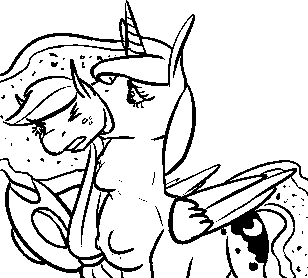 Size: 620x560 | Tagged: questionable, artist:tempusfidgets, deleted from derpibooru, derpibooru import, applejack, princess luna, fetish, lunapred, monochrome, oral vore, soft vore, vore