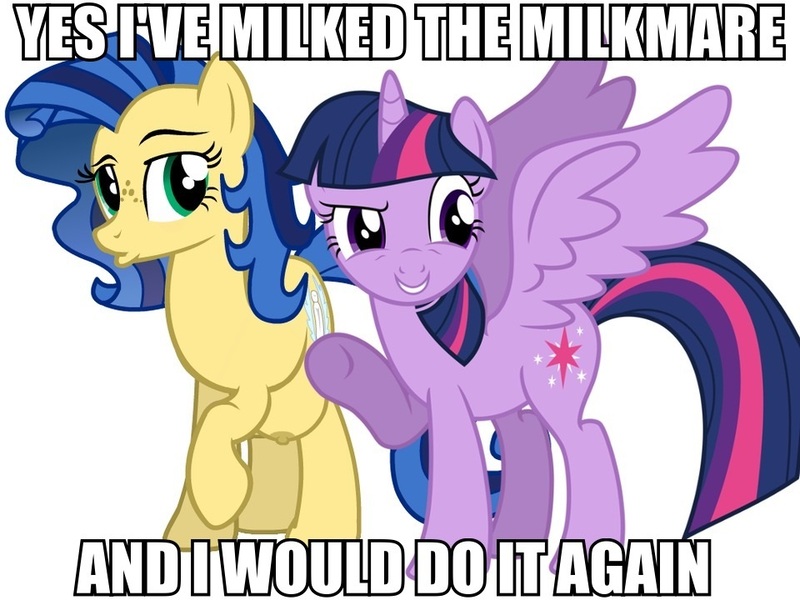 Size: 960x720 | Tagged: questionable, derpibooru import, edit, vector edit, twilight sparkle, twilight sparkle (alicorn), oc, oc:milky way, alicorn, pony, canon x oc, crotchboobs, duckface, female, image macro, impossibly large crotchboobs, lesbian, meme, milky sparkle, nipples, nudity, shipping, simple background, vector, white background