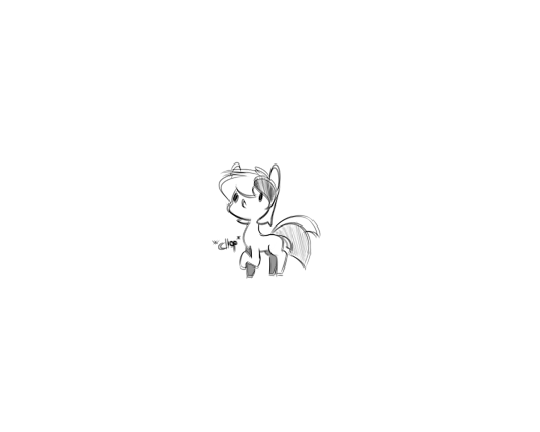 Size: 540x432 | Tagged: safe, artist:rice, derpibooru import, oc, oc:viola, unofficial characters only, animated, clop, clopping, extreme speed animation, hyperspeed animation, monochrome, seizure warning, solo