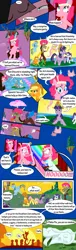 Size: 1200x3964 | Tagged: safe, artist:gegenschein17, derpibooru import, applejack, discord, fluttershy, pinkie pie, rainbow dash, rarity, twilight sparkle, draconequus, earth pony, pegasus, pony, unicorn, bad end, comic, crying, female, male, mane six, mare, wat