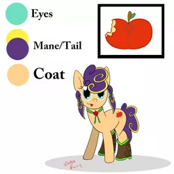 Size: 4200x4200 | Tagged: safe, artist:deltafairy, derpibooru import, oc, unofficial characters only, earth pony, pony, absurd resolution, adoptable, boots, cowboy boots, crack shipping, female, magical lesbian spawn, mare, offspring, parent:applejack, parent:screwball, reference sheet, shoes, solo, tongue out