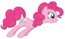Size: 7000x4200 | Tagged: safe, artist:reginault, derpibooru import, pinkie pie, earth pony, pony, griffon the brush off, .svg available, absurd resolution, leaning, leaning forward, simple background, smiling, solo, transparent background, vector