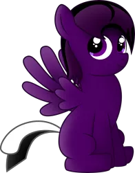 Size: 3000x3820 | Tagged: safe, artist:concordisparate, derpibooru import, oc, oc:disparate, unofficial characters only, pegasus, pony, .svg available, blank flank, shading, simple background, solo, transparent background, vector