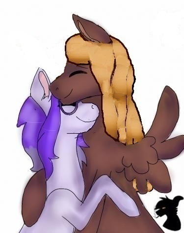 Size: 375x476 | Tagged: artist:princessembersplash, cuddling, cute, derpibooru import, melsight, nuzzling, oc, oc:glass sight, oc:mellow rhythm, safe, shipping, snuggling, unofficial characters only