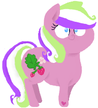 Size: 193x213 | Tagged: artist:windows 95, derpibooru import, flockmod, g3, picture for breezies, safe, simple background, solo, sweetberry, transparent background