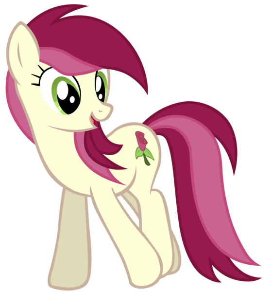 Size: 7000x7500 | Tagged: safe, artist:tardifice, derpibooru import, roseluck, earth pony, pony, absurd resolution, background pony, open mouth, photoshop, simple background, solo, transparent background, vector, walking