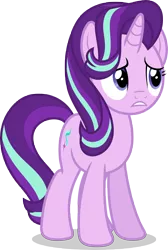 Size: 7000x10441 | Tagged: absurd resolution, artist:luckreza8, derpibooru import, inkscape, no second prances, safe, simple background, solo, starlight glimmer, .svg available, transparent background, unhappy, vector
