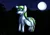 Size: 1600x1132 | Tagged: safe, artist:darkroast, derpibooru import, oc, oc:kiwi blaze, unofficial characters only, pegasus, pony, dark background, full moon, hooves, image, moon, moonlight, night, png, solo, unshorn fetlocks