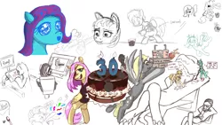 Size: 1920x1080 | Tagged: artist:afluffyguy, artist:allyclaw, artist:brainflowcrash, artist:finnanon, artist:living_dead, artist:strangersaurus, derpibooru import, drawpile disasters, safe