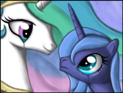 Size: 5184x3888 | Tagged: artist:dragmodnotloc, crying, derpibooru import, princess celestia, princess luna, s1 luna, safe