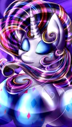 Size: 1024x1820 | Tagged: artist:astroboygf, derpibooru import, rainbow power, rarity, safe, solo, watermark