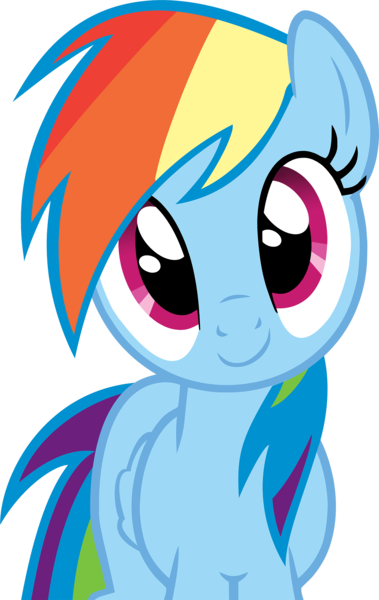 Size: 1581x2500 | Tagged: safe, artist:rontoday2012, derpibooru import, edit, rainbow dash, cute, dashabetes, head tilt, smiling, solo