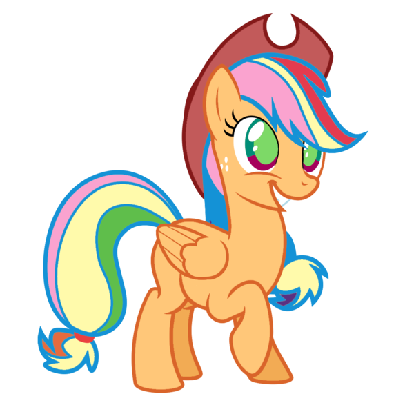 Size: 1152x1152 | Tagged: artist:motownwarrior01, cute, derpibooru import, hat, implied applejack, implied fluttershy, implied rainbow dash, oc, oc:wildlife, recolor, robot, safe, simple background, solo, transparent background, unofficial characters only, wat