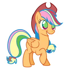 Size: 1152x1152 | Tagged: artist:motownwarrior01, cute, derpibooru import, hat, implied applejack, implied fluttershy, implied rainbow dash, oc, oc:wildlife, recolor, robot, safe, simple background, solo, transparent background, unofficial characters only, wat