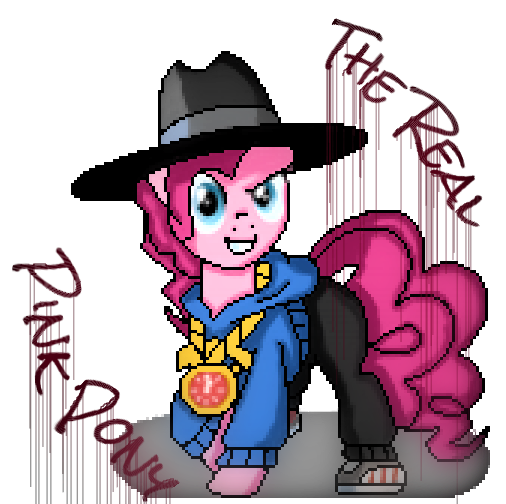 Size: 506x504 | Tagged: safe, artist:creepygamertip, derpibooru import, pinkie pie, earth pony, pony, eminem, female, mare, pixel art, rapper pie, simple background, slim shady, solo, song reference, the real slim shady (eminem), transparent background