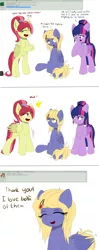 Size: 1600x4032 | Tagged: artist:nihithebrony, derpibooru import, oc, oc:cherry, oc:myrtle, oc:summer, safe, tulpa, unofficial characters only