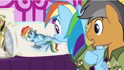 Size: 1920x1080 | Tagged: body pillow, body pillow meme, derpibooru import, edit, edited screencap, quibble pants, rainbow dash, safe, screencap, stranger than fan fiction