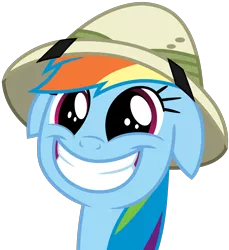 Size: 1944x2125 | Tagged: safe, artist:jp, derpibooru import, rainbow dash, stranger than fan fiction, .svg available, cute, dashabetes, floppy ears, grin, happy, simple background, smiling, solo, squee, svg, transparent background, vector