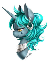 Size: 600x756 | Tagged: artist:moenkin, bust, derpibooru import, ear piercing, earring, jewelry, oc, oc:teary choir, piercing, portrait, safe, simple background, transparent background, unofficial characters only