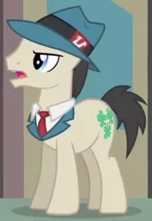 Size: 229x332 | Tagged: safe, derpibooru import, screencap, lucky breaks, pony, rarity takes manehattan, background pony, delegate 2, solo