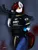 Size: 2300x3000 | Tagged: safe, artist:gasmaskfox, derpibooru import, oc, oc:blackjack, unofficial characters only, anthro, fallout equestria, fallout equestria: project horizons, baton, body armor, gun, image, jpeg, nightstick, riot gear, shotgun, spas-12, weapon